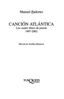 Cover of Cancion Atlantica
