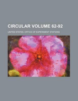 Book cover for Circular Volume 62-92