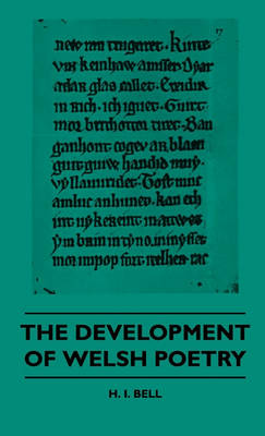 Cover of The Development Of Welsh Poetry