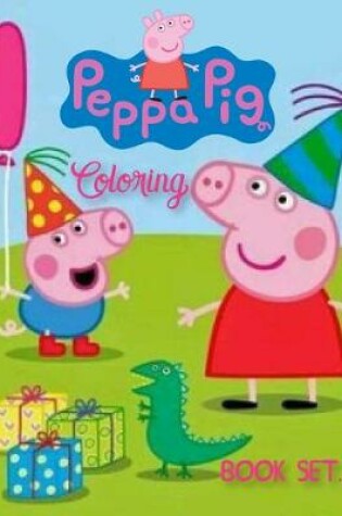 Cover of Peppa Pig Coloring Book Set