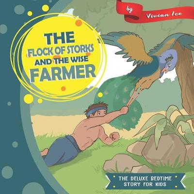 Book cover for The Flock of Storks and The Wise Farmer