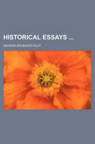 Cover of Historical Essays