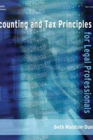 Cover of Accounting and Tax Principles for Legal Professionals