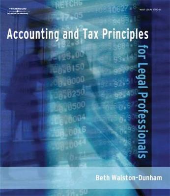 Book cover for Accounting and Tax Principles for Legal Professionals