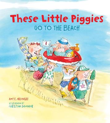 Book cover for These Little Piggies Go to the Beach