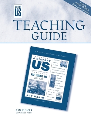 Book cover for A History of US: War Terrible War Teaching Guide Book 6