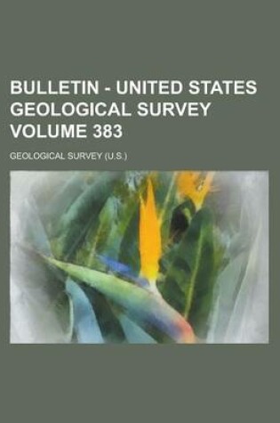 Cover of Bulletin - United States Geological Survey Volume 383