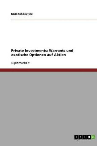 Cover of Private Investments