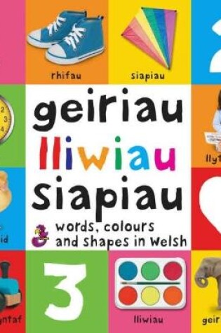 Cover of Geiriau Cyntaf: 3. Geiriau, Lliwiau, Siapiau  Words, Colours and Shapes in Welsh