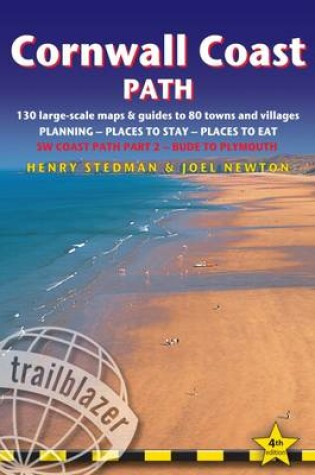 Cover of Cornwall Coast Path Trailblazer British Walking Guide to South West Coast Path