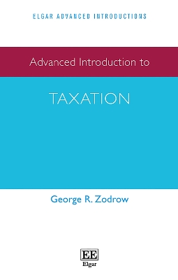 Cover of Advanced Introduction to Taxation