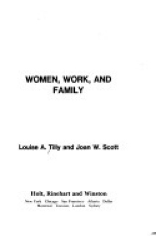 Cover of Women and Industrialization