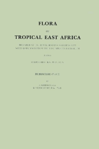 Cover of Flora of Tropical East Africa