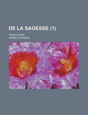 Book cover for de La Sagesse (1)