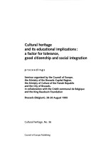 Book cover for Cultural Heritage and Its Educational Implications