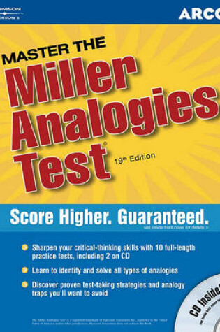 Cover of Arco Master the Miller Analgies Test
