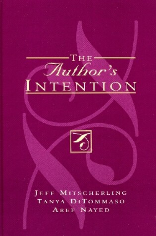 Cover of The Author's Intention