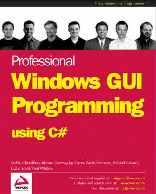 Book cover for Professional Windows GUI Programming Using C#