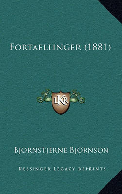 Book cover for Fortaellinger (1881)