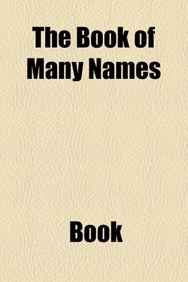 Book cover for The Book of Many Names