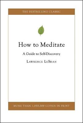 Book cover for How to Meditate