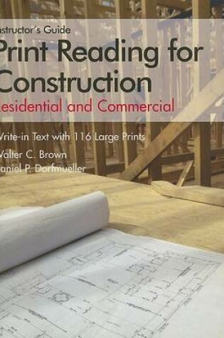 Cover of Print Reading for Construction Instructor's Guide