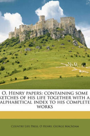 Cover of O. Henry Papers