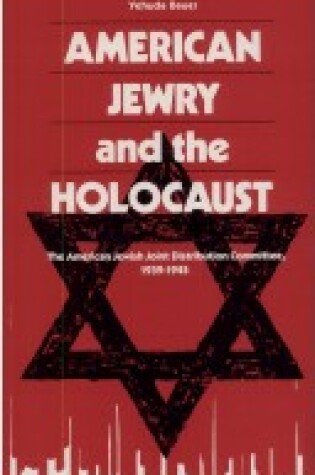 Cover of American Jewry and the Holocaust