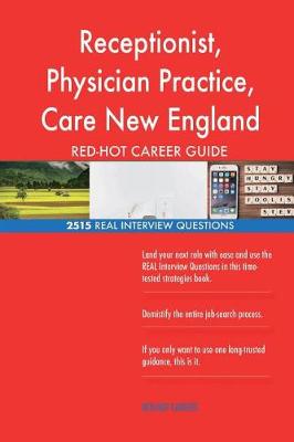 Book cover for Receptionist, Physician Practice, Care New England Medical G... RED-HOT Career;