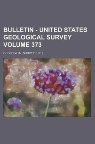 Cover of Bulletin - United States Geological Survey Volume 373