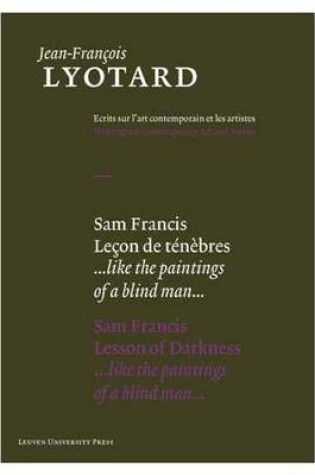 Cover of Sam Francis, Lesson of Darkness