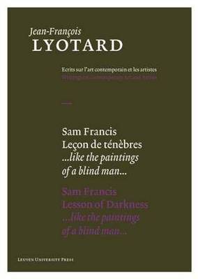 Book cover for Sam Francis, Lesson of Darkness