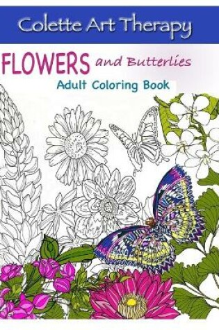 Cover of Adult coloring book flowers