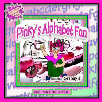 Book cover for Pinky's Alphabet Fun - Pinky Frink's Learning Books