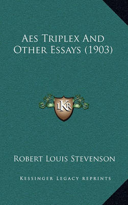 Book cover for AES Triplex and Other Essays (1903)