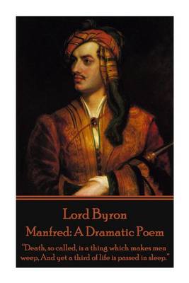 Book cover for Lord Byron - Manfred