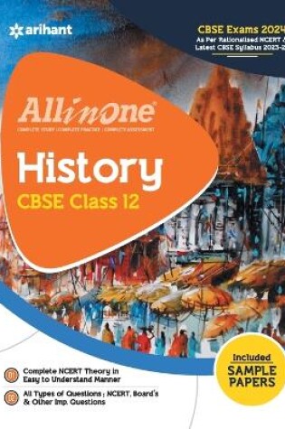 Cover of All In One Class 12th History for CBSE Exam 2024