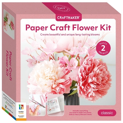 Book cover for Craft Maker Paper Flowers Kit