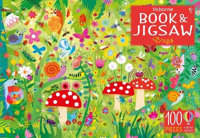 Book cover for Usborne Book and Jigsaw Bugs