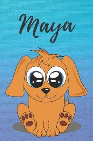 Cover of Maya dog coloring book / notebook / journal / diary