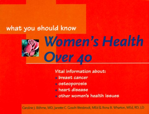 Book cover for Womens Health Over 40