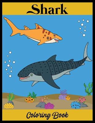 Book cover for Shark Coloring Book