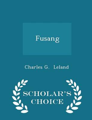 Book cover for Fusang - Scholar's Choice Edition