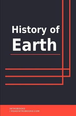 Book cover for History of Earth