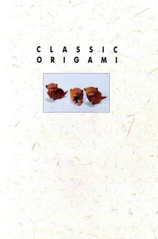 Cover of Classic Origami