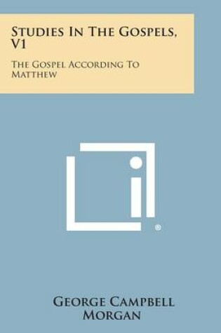 Cover of Studies in the Gospels, V1