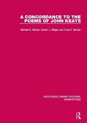 Book cover for A Concordance to the Poems of John Keats