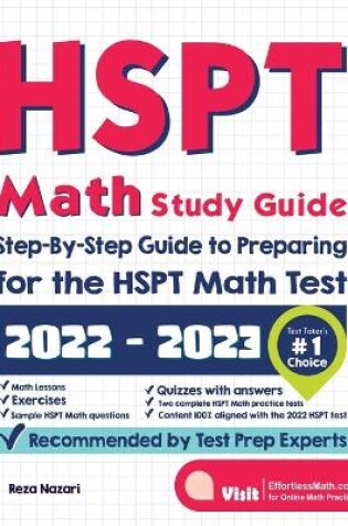 Cover of HSPT Math Study Guide