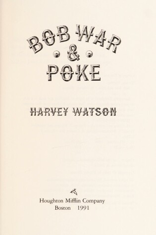 Cover of Bob War & Poke