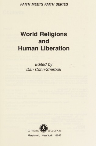 Cover of World Religions and Human Liberation